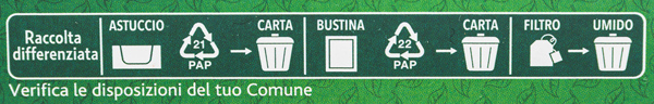 filtro tè umido